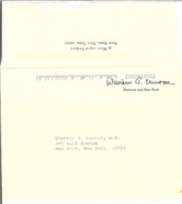 President William Jefferson Clinton letter about my writings about 911 tragedy, World Trade Center.