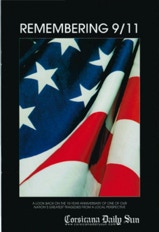 Corsicana Daily Sun insert remebering and honoring World Trade Center.