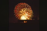 July 4 fireworks over Manhattan from New Jersey. 