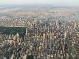 Aerial view midtown Manhattan.